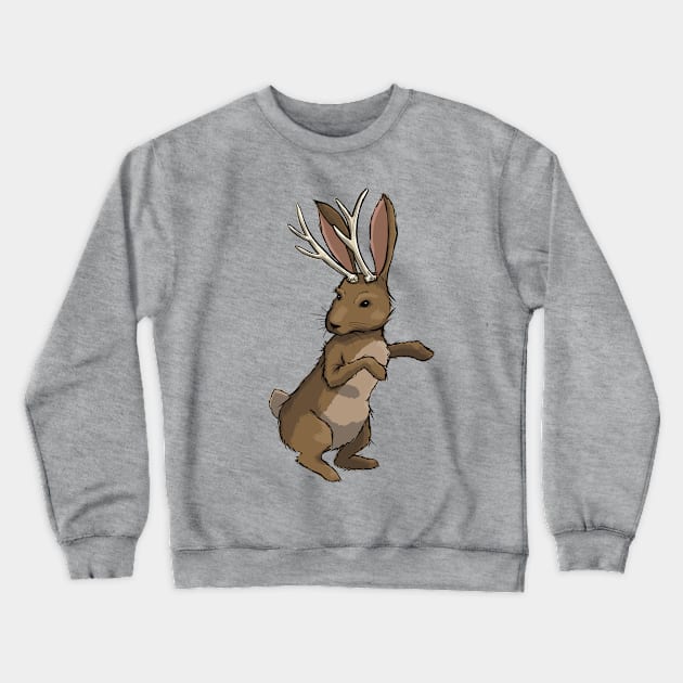 Jerry Jakalope Crewneck Sweatshirt by Studio Lockhart